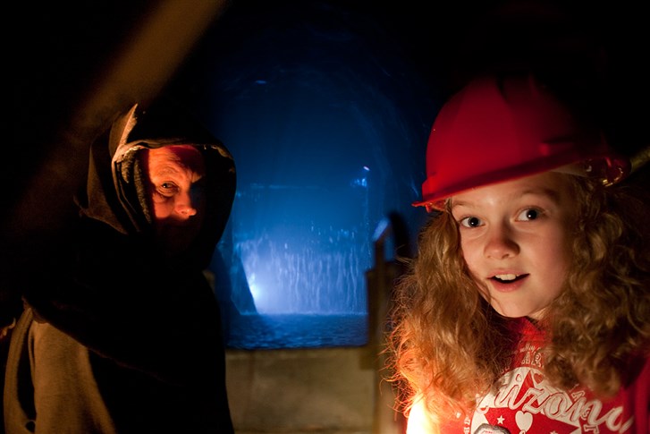 School trips and educational visits days out North Wales, to the underground waterfall