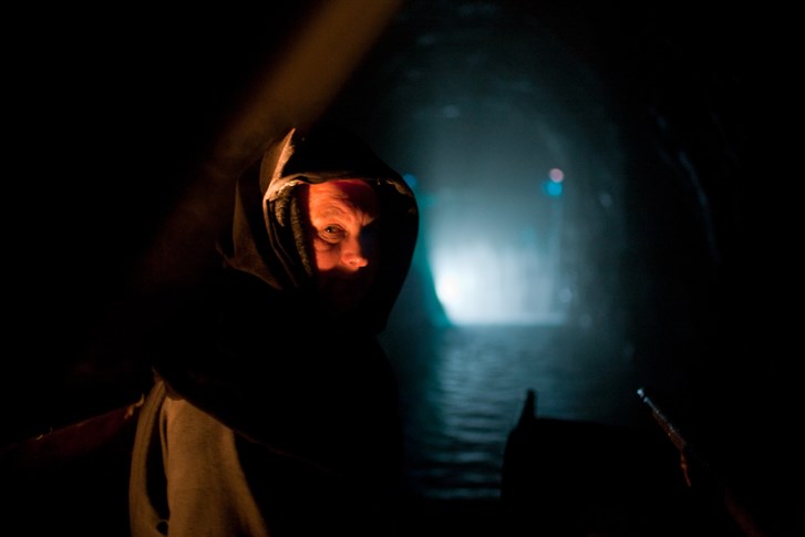 The Dark Age Boatman sailing in our adventure Snowdonia attraction in Mid Wales